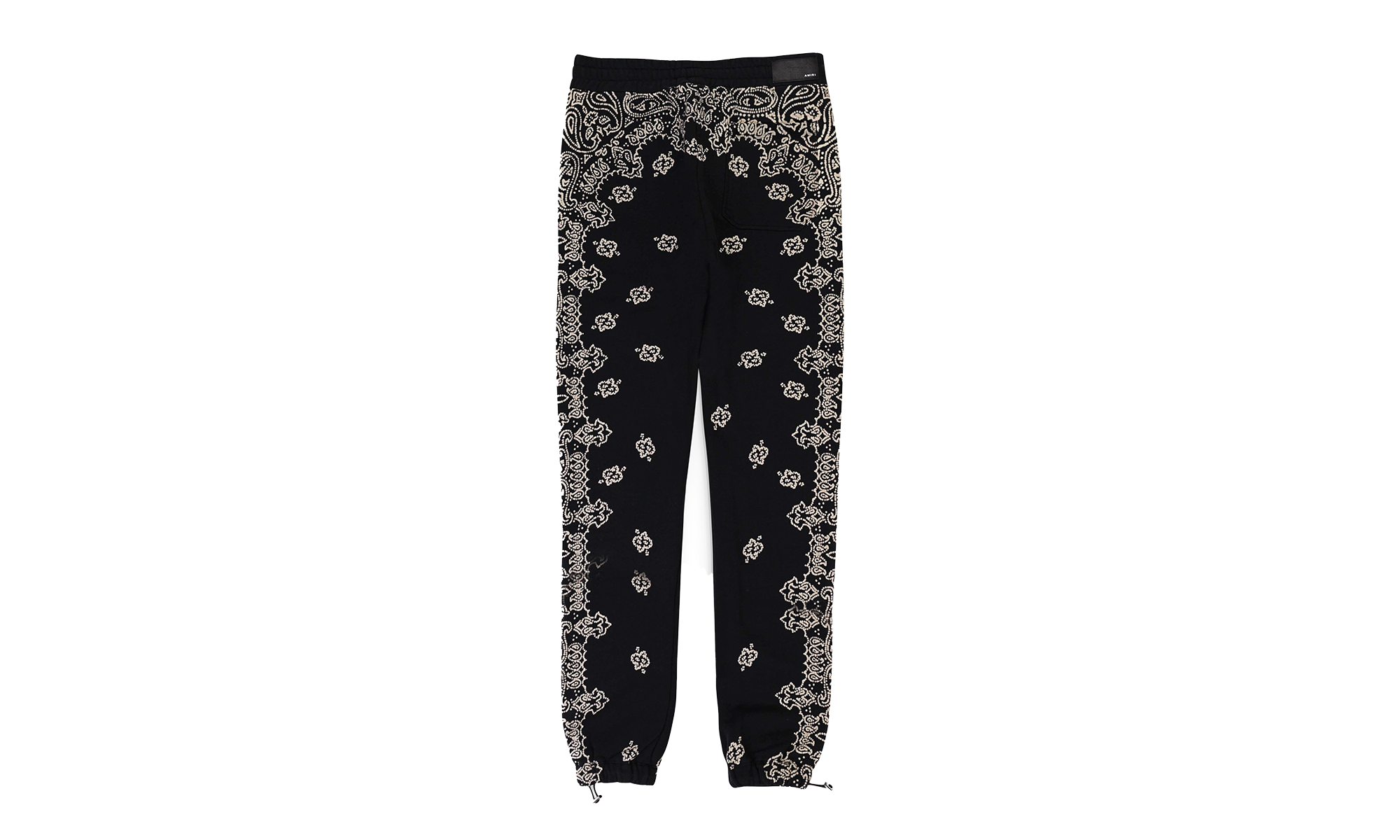 BANDANA BLEACH SWEATPANTS "Black" PF22MJP044