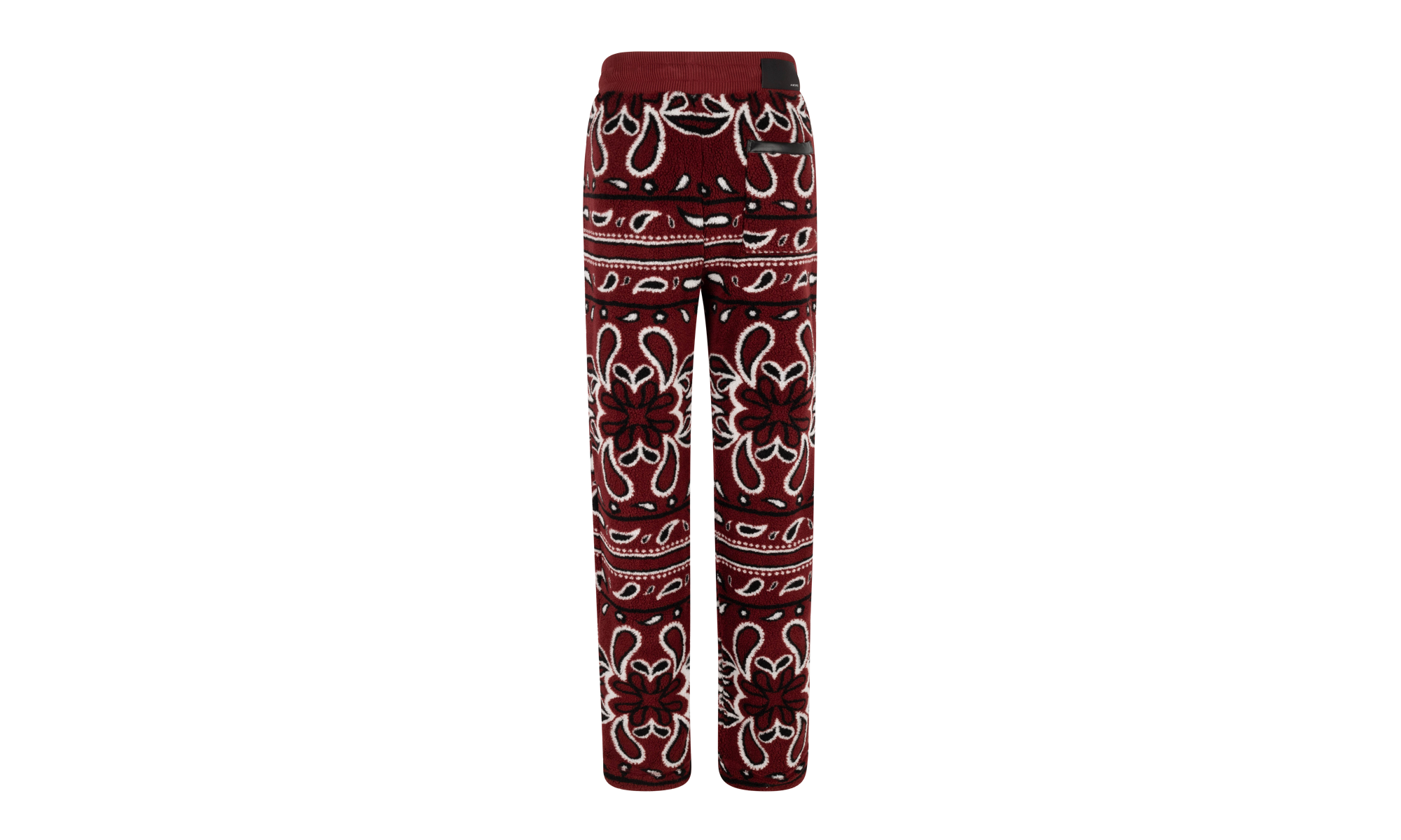 Printed Bandana Polar Fleece Pants "Red / Multi" MKP002 643