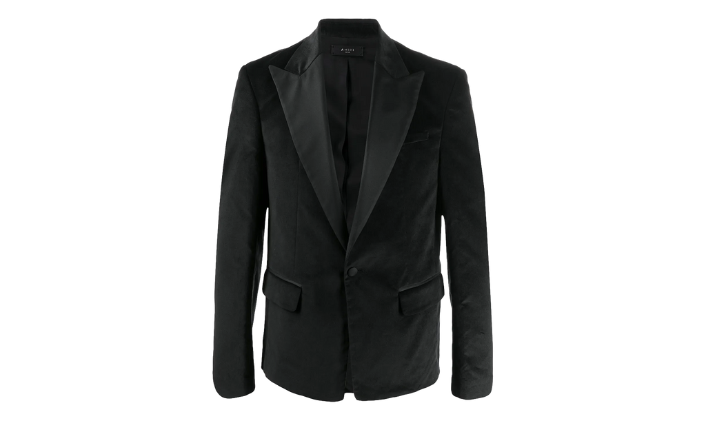 Velvet Blazer Sport Coat "Black" Y0M12174VE BLK
