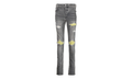 MX1 Green Ultra Suede Repair Jeans "Grey" PF22MDS004 030