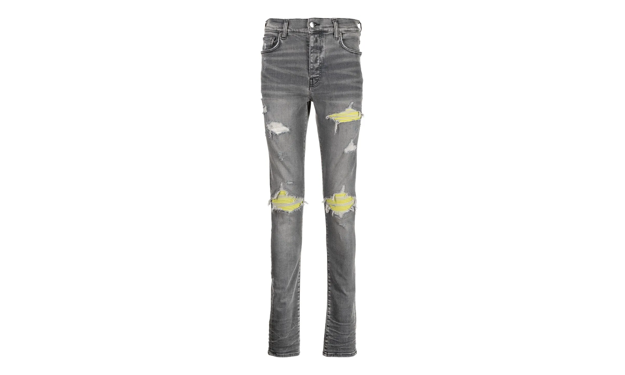 MX1 Green Ultra Suede Repair Jeans "Grey" PF22MDS004 030