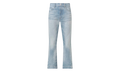 Long Straight Flare Jeans "Medium Indigo" WDR006 497 BLUE