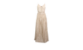 Cotton Floral Design Voile Maxi Dress "Nude" AMR-XTPS-0019