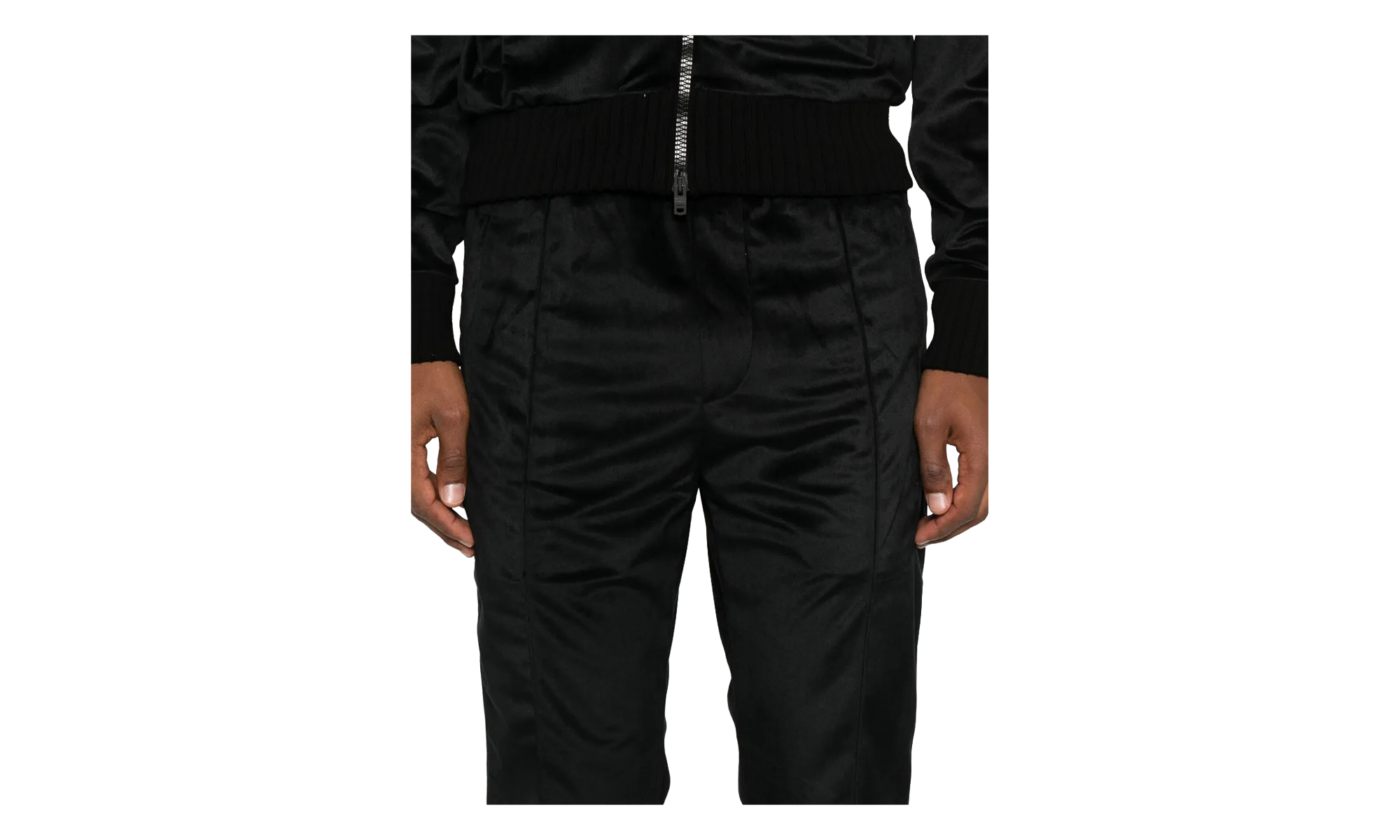 Velvet Flare Track Pants "Black" AMPATP1023 001