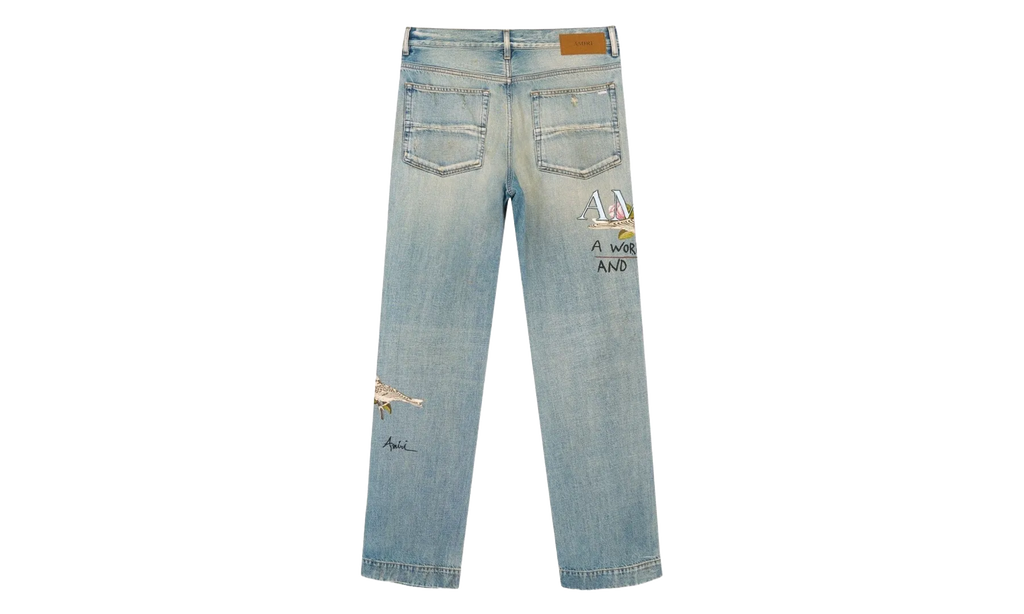 Chateau MX1 Straight Flare Jeans "Aged Indigo" AMBMJE1065 921