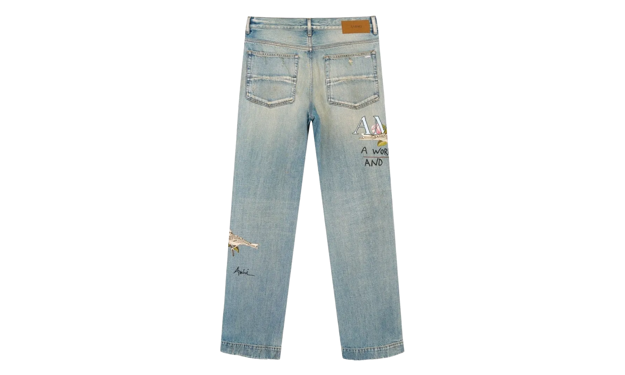 Chateau MX1 Straight Flare Jeans "Aged Indigo" AMBMJE1065 921