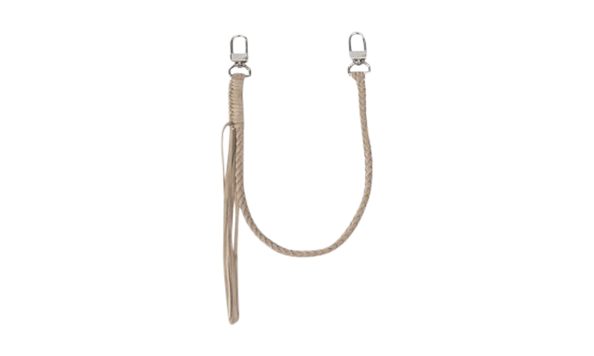 Suede Wallet Keychain "Sand" XACC 0111
