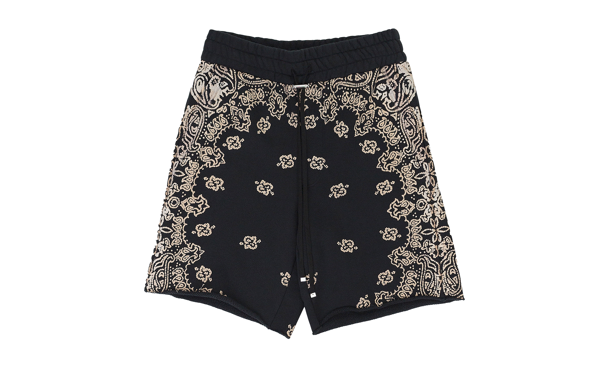 BANDANA BLEACH SHORTS "Black" PF22MJB082