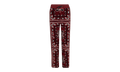 Printed Bandana Polar Fleece Pants "Red / Multi" MKP002 643