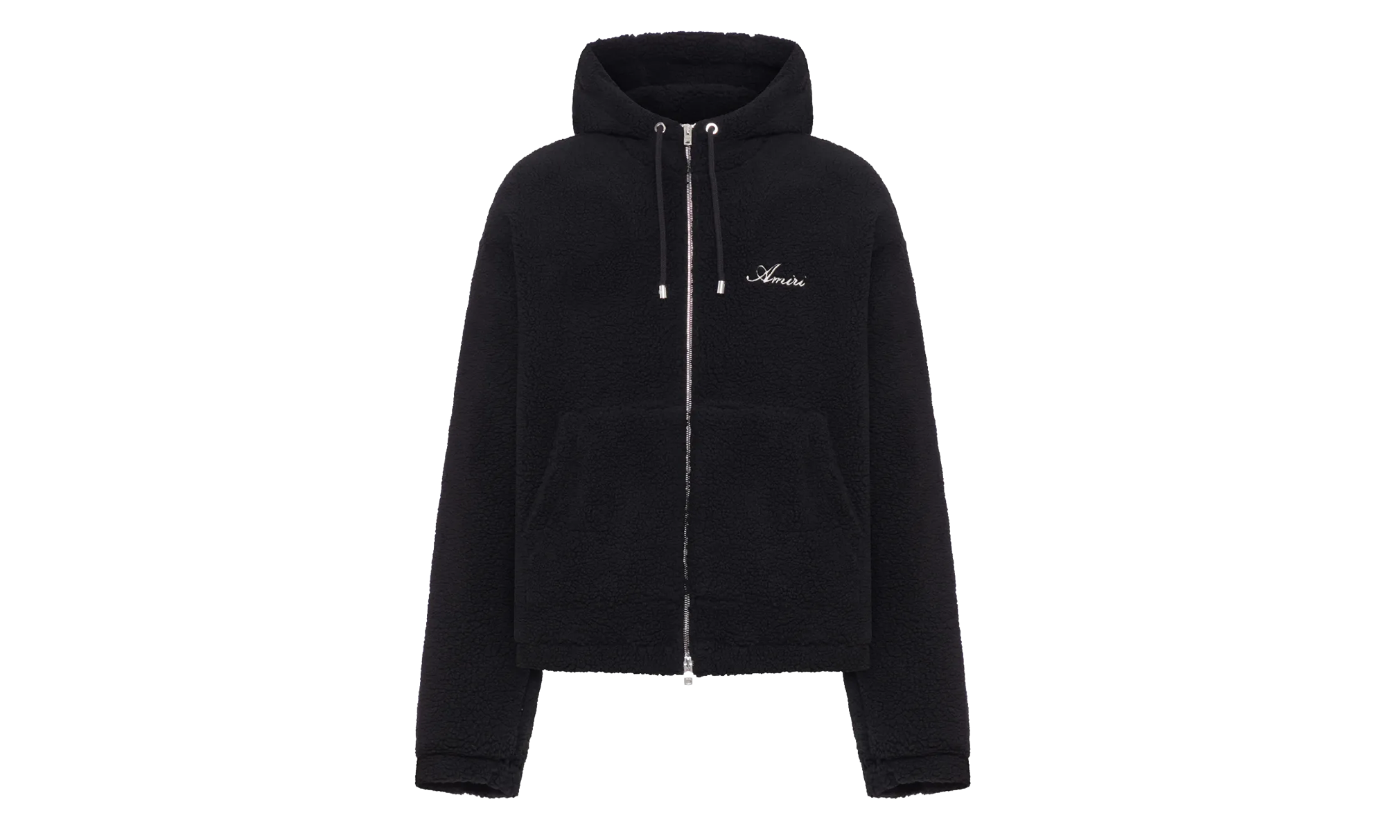 Bones Fleece Zip Hoodie "Black" AMOUJA1010 001