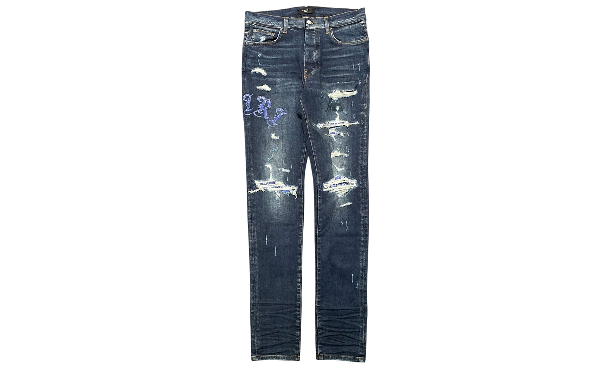 Old English Logo Bandana Patch Jeans "Deep Classic Indigo Multi" PS22MDS148 403