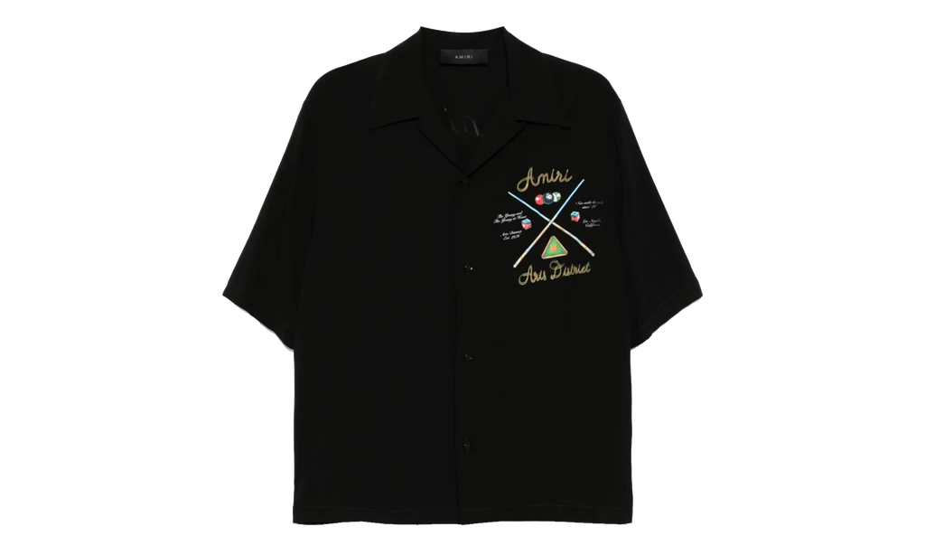 Pool Cue Bowling Shirt "Black" AMSTCA1078 001