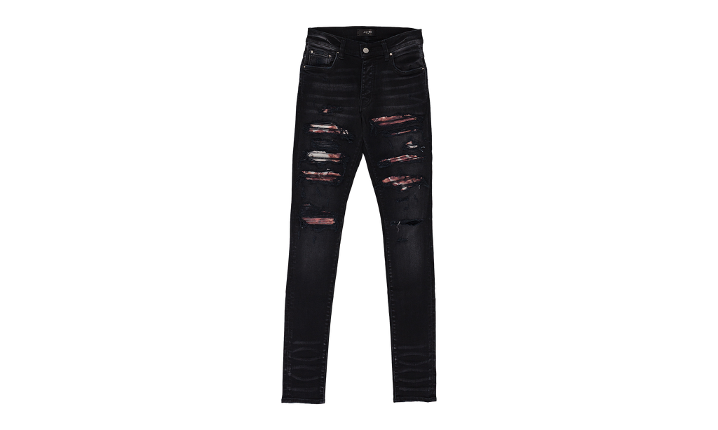 Bandana Thrasher Jeans "Aged Black Tie Dye" SS22MDS006 023