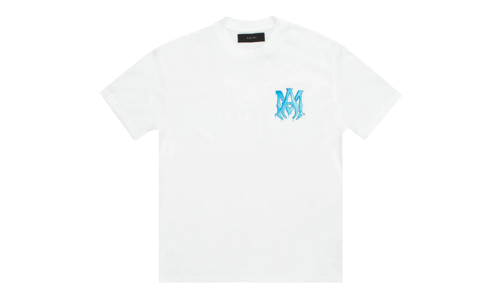 Amiri Watercolors Short Sleeve Tee Shirt "White" AWSSTSW