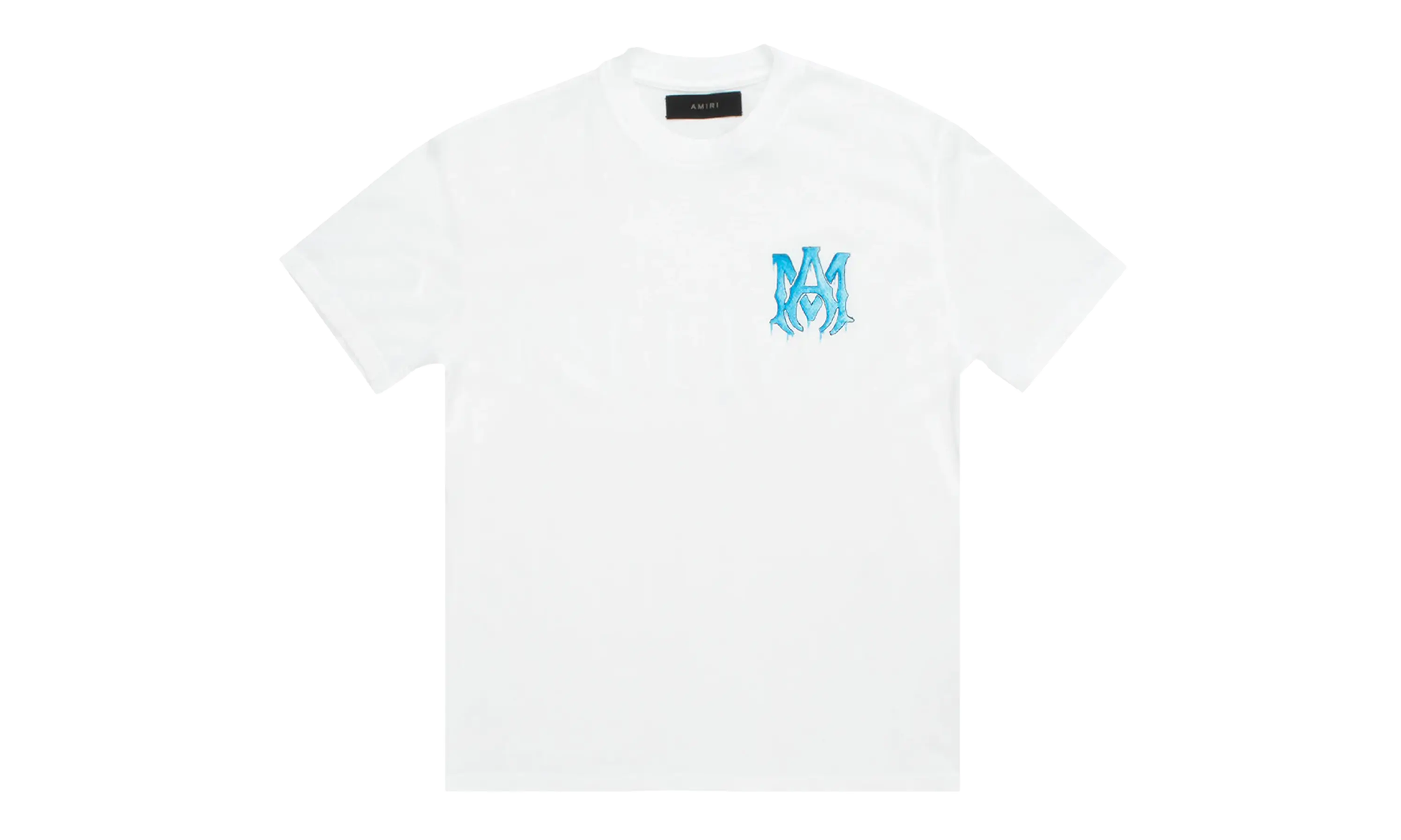 Amiri Watercolors Short Sleeve Tee Shirt "White" AWSSTSW