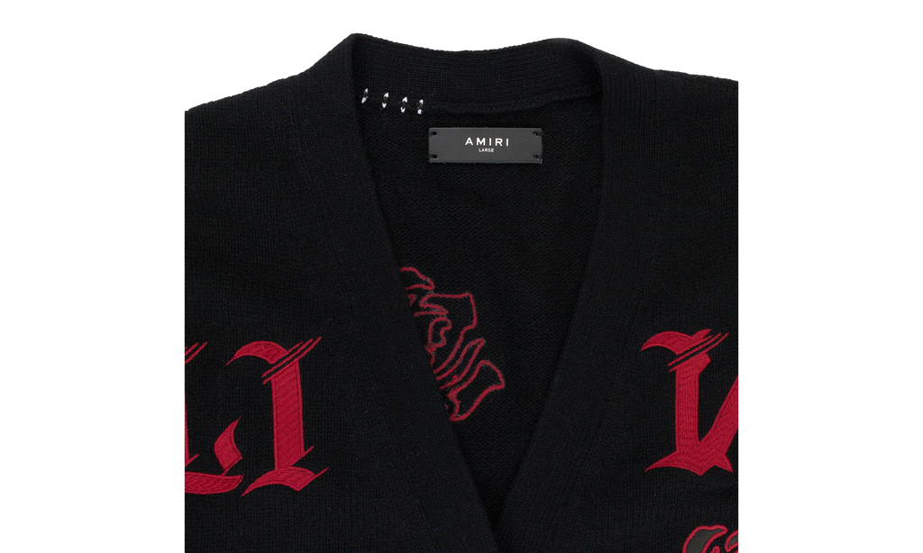 CARDIGAN "Black/Red" WKCAR ROSBLK