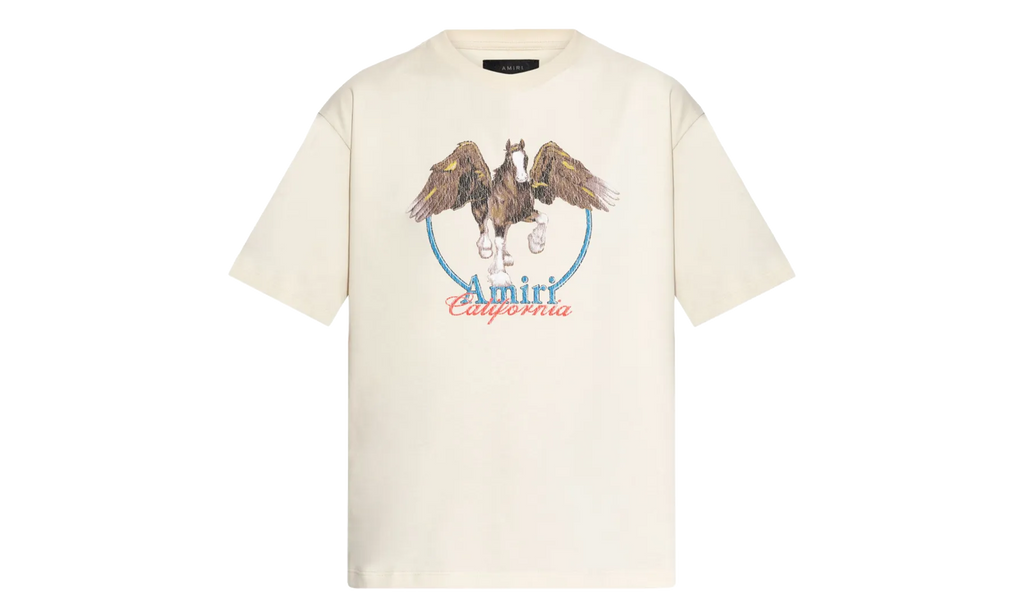 Pegasus Logo Short Sleeve T-Shirt "Alabaster" AWJYTE1044 271