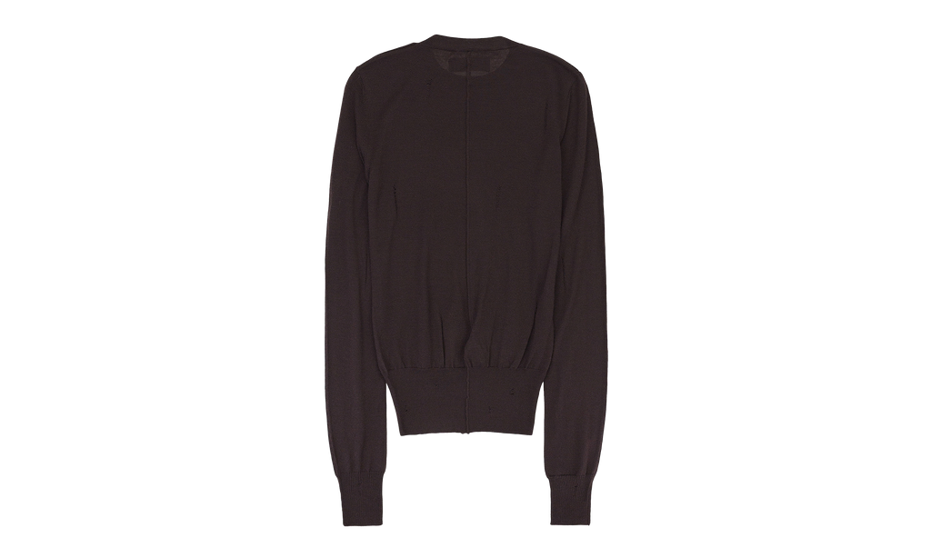 DISTRESSED CASHMERE BROWN JUMPER "Brown" PS22WKL007 BRN
