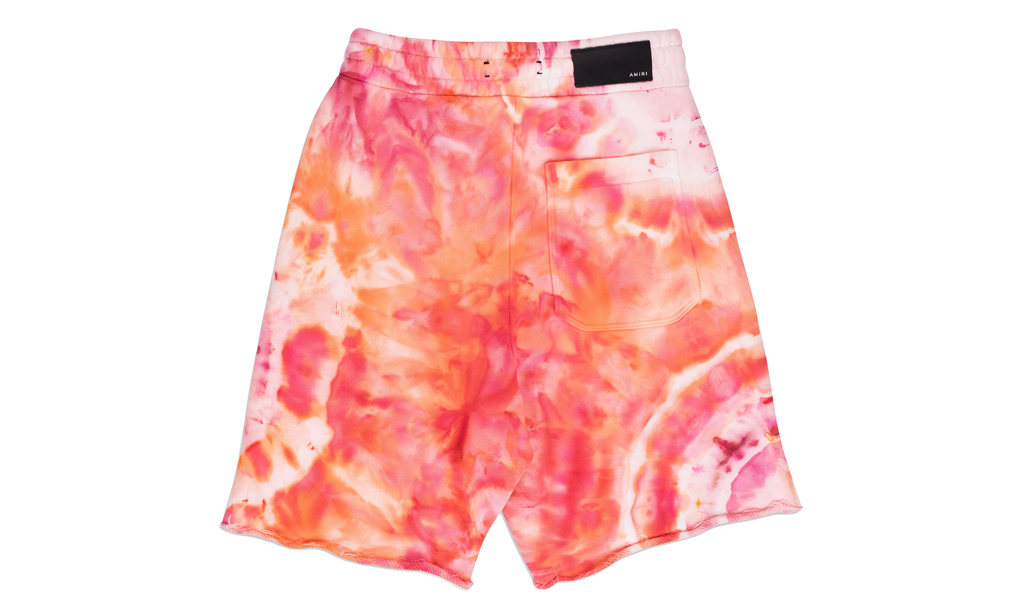 Tie Dye Ma Sweatshorts "Orange / Pink" SS22MJL025_Peach