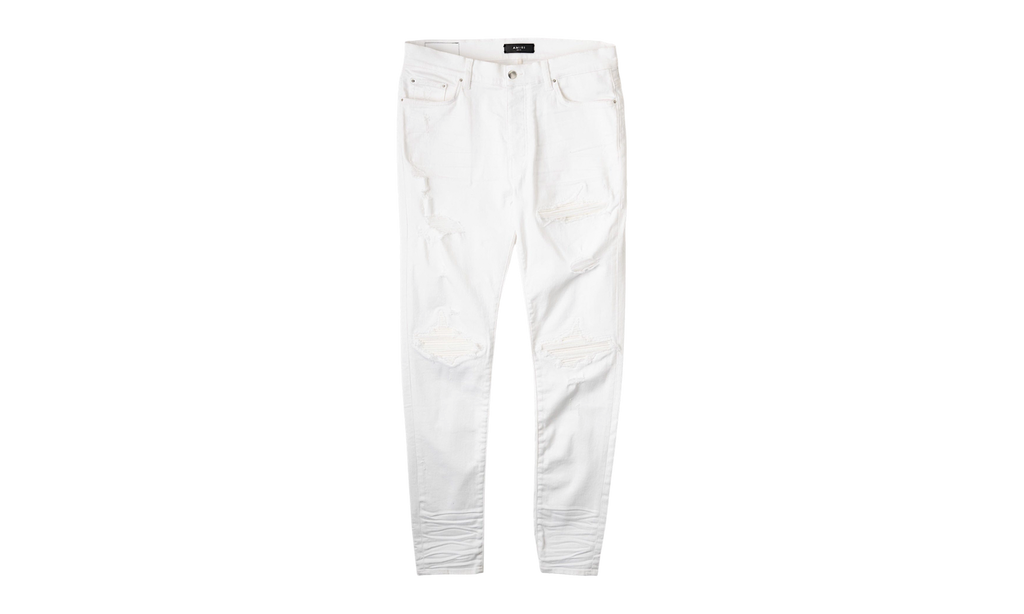 MX1 Leather Patch Jeans "White" MBMX1 LTHWHT WHITE