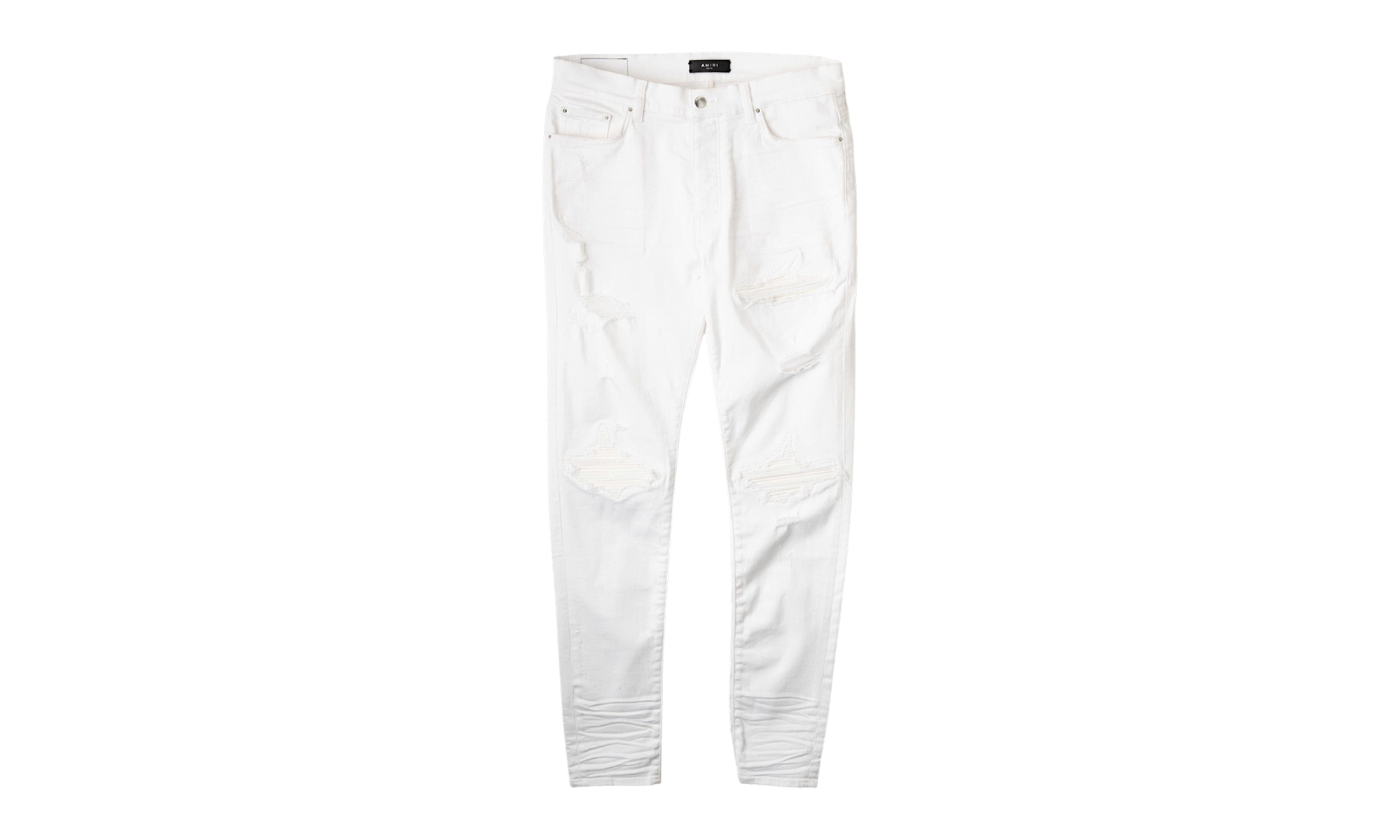 MX1 Leather Patch Jeans "White" MBMX1 LTHWHT WHITE