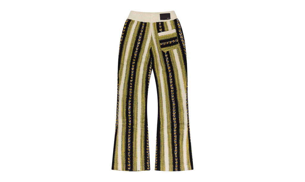 Braided Bandana Stripe Pant "Yellow" SS22MKP001_YELLOW