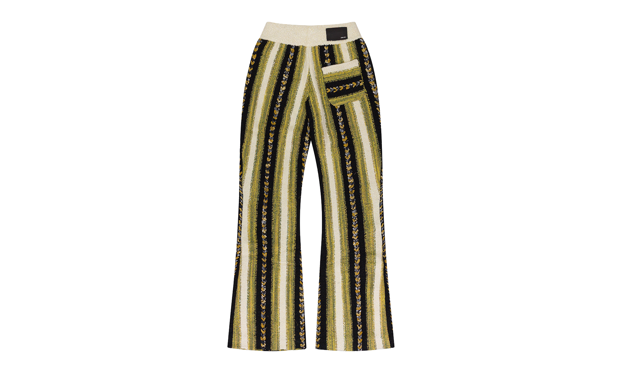 Braided Bandana Stripe Pant "Yellow" SS22MKP001_YELLOW