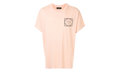 Les Amoureux Label Short Sleeve Tee Shirt "Peach" F0M03237CJ PCH
