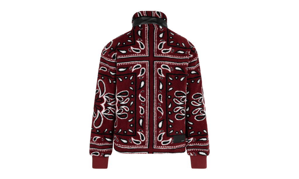 Fleece Zip Up Jacket "Red" MKF009 643