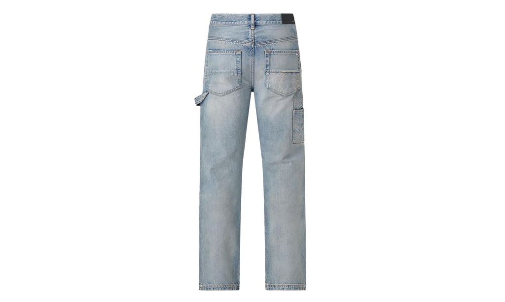 Debossed MA Quad Carpenter Jeans "Antique Indigo" AMDNGH1055 406
