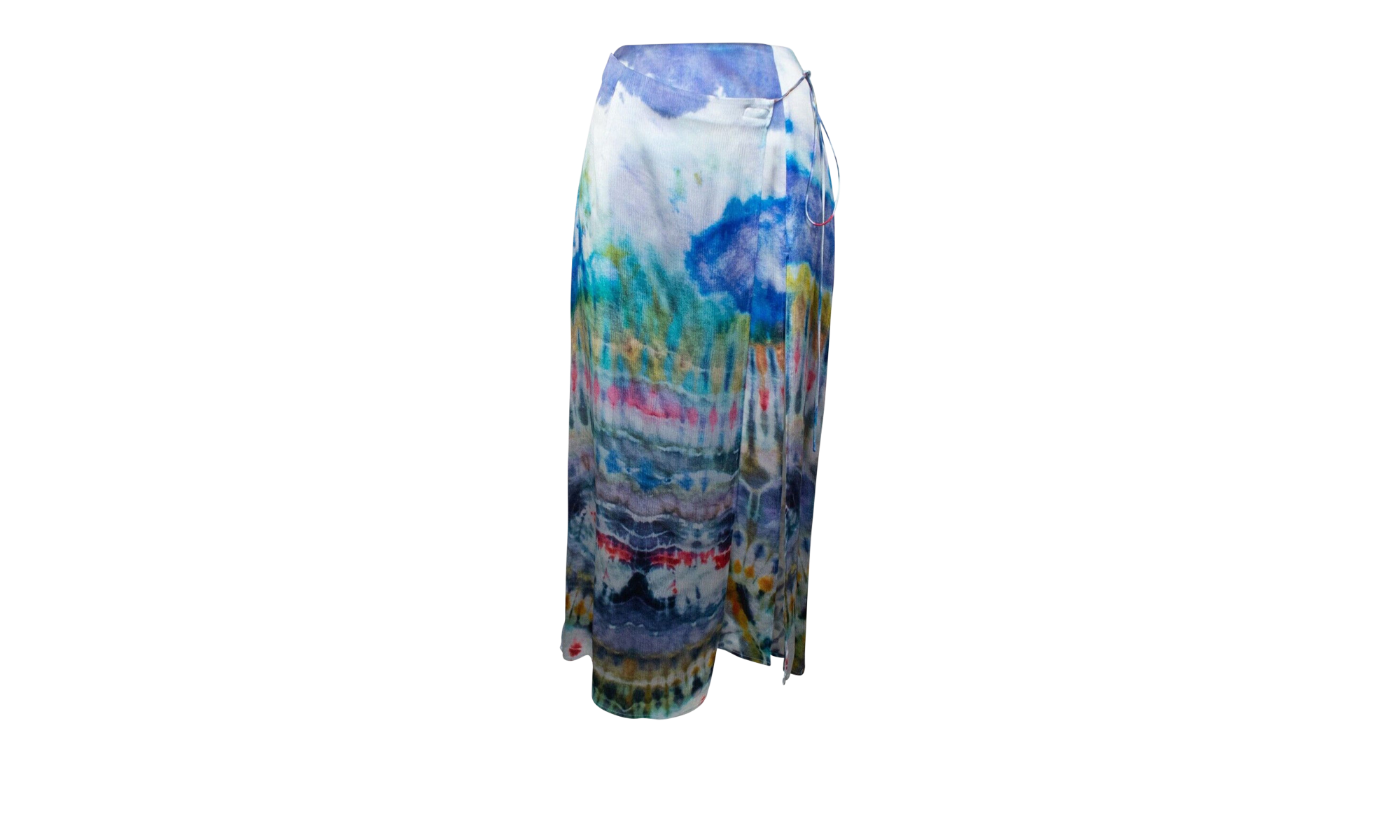 Tie Dye Wrap Skirt "Multicolored" AMR-XBTM-0120