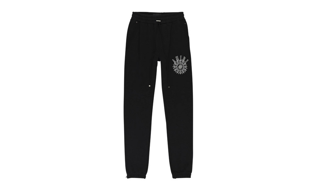 CRYSTAL STICK POKE SWEATPANTS "Black" PF22MJP045