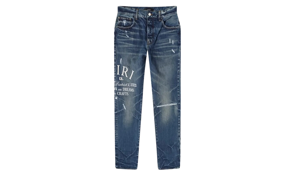 Arts District Straight Fit Jeans "River Indigo" PF23MDF023 523