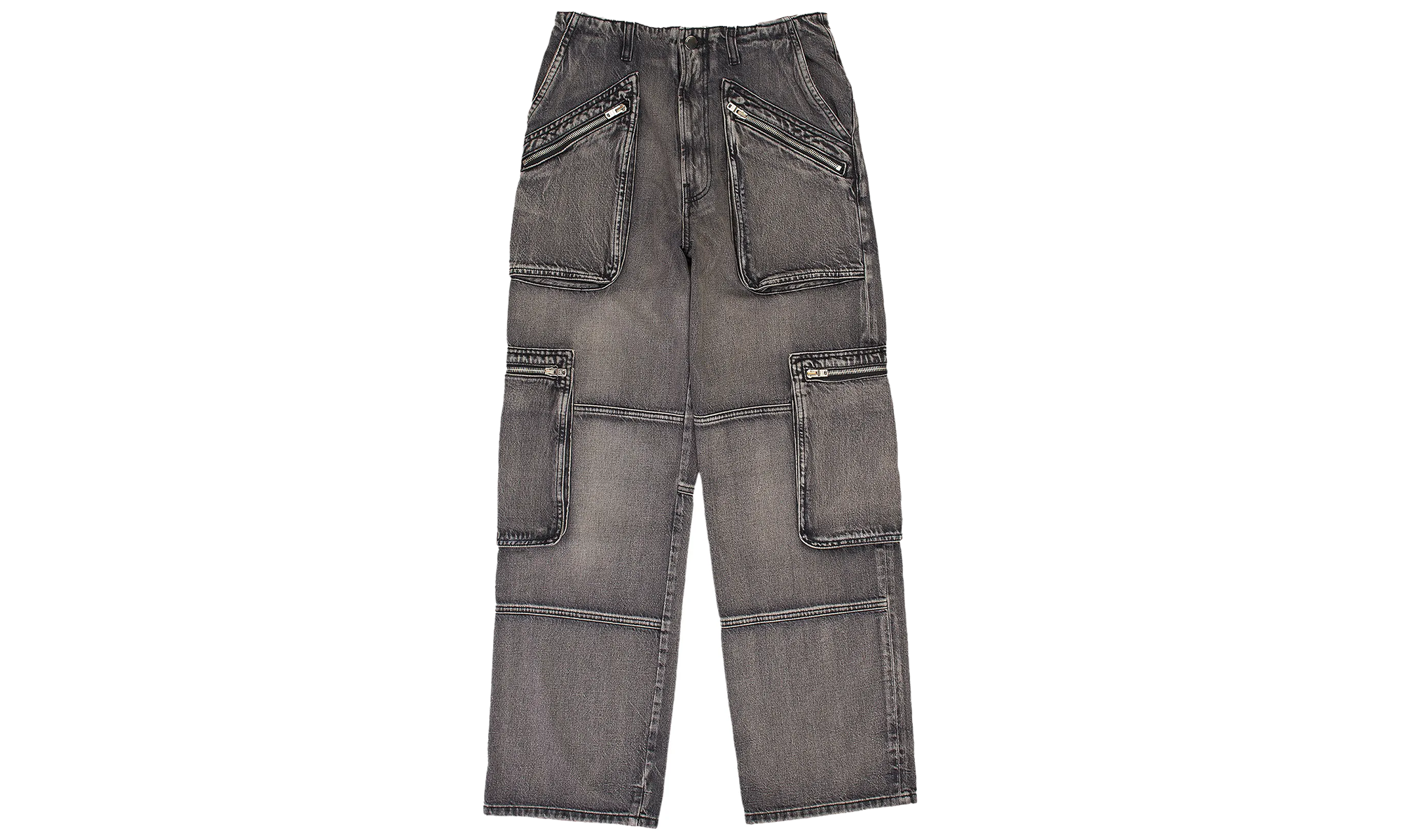 CARGO LOOSE STRAIGHT "Aged Black" PF22WDF019