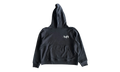 Staggered Logo Hooded Sweatshirt "Black Chrome" EXMJL002 001
