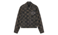 Checkered Work Jacket "Brown" AMOUJA1103 210