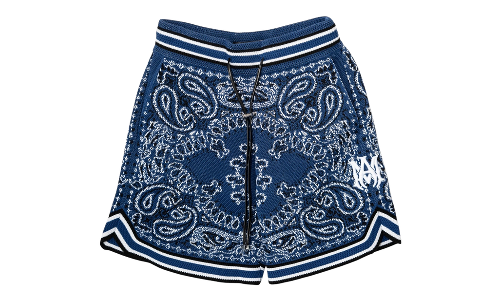 Bandana Basketball Shorts "Blue White Black" PS22MKB001 450