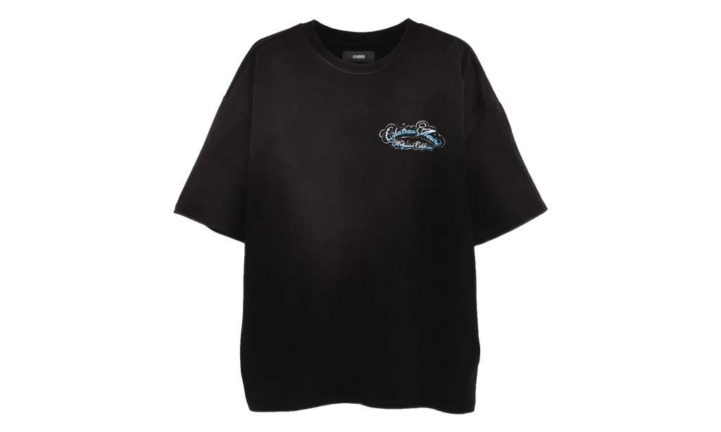 Crystal Chateau Script Oversize Tee "Black" AMTOJR1121 001