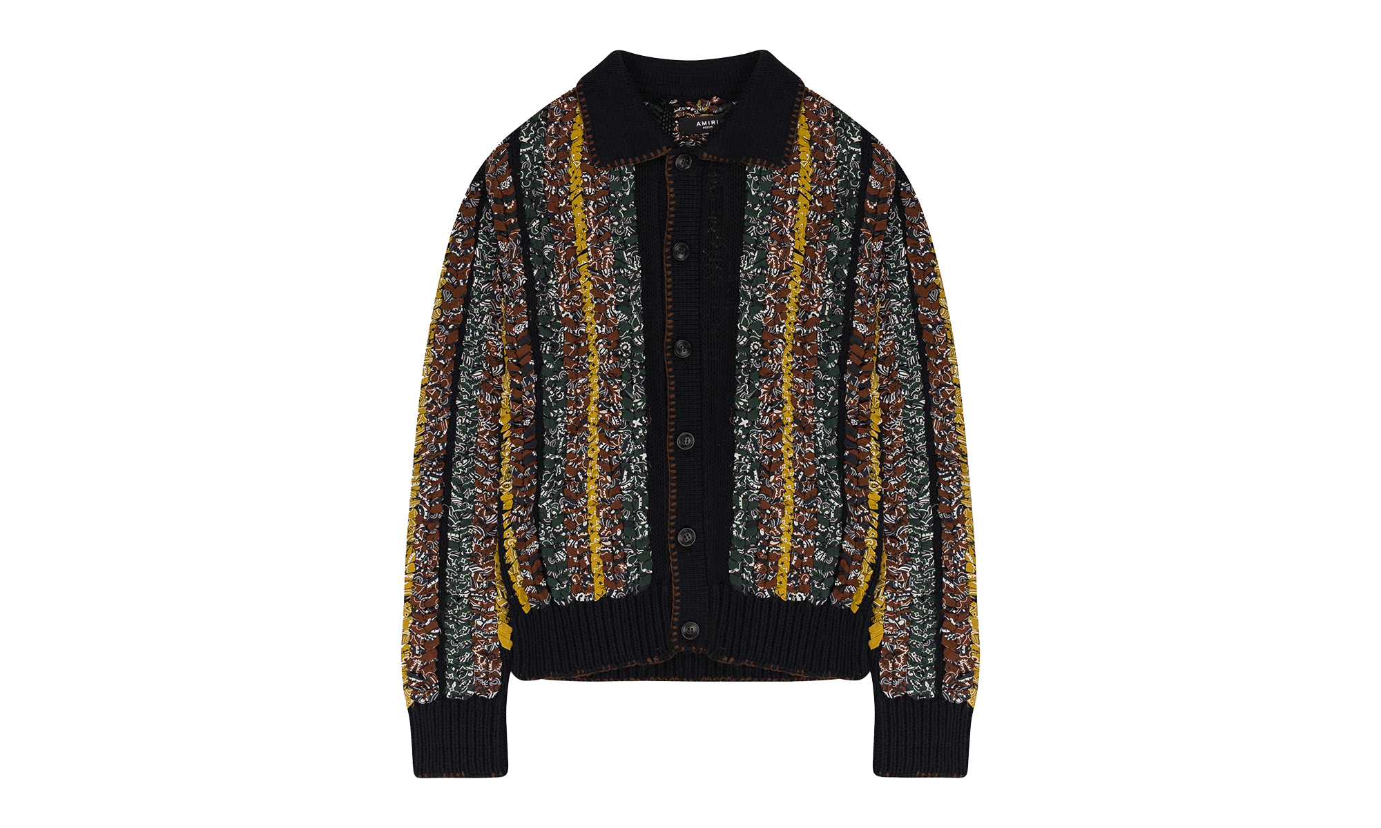 Braided Bandana Button Up "Black" SS22MKL001 001