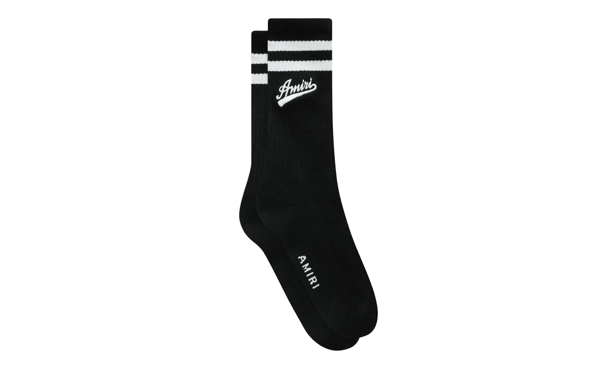 Varsity Script Socks "Black / White" SS23MHR003 004