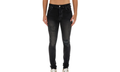 Crystal Embellished Logo Jeans "Faded Black" PF23MDS015 518