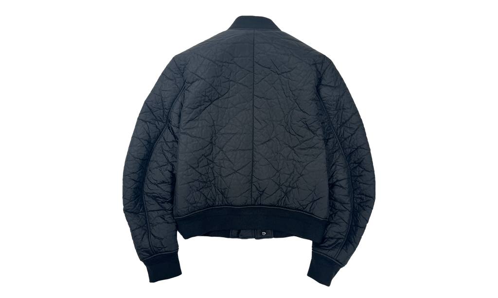 MA Logo Crinkle Nylon Bomber Jacket "Navy" PF22MOS011 001