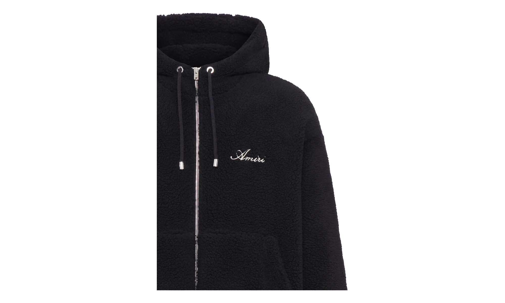 Bones Fleece Zip Hoodie "Black" AMOUJA1010 001