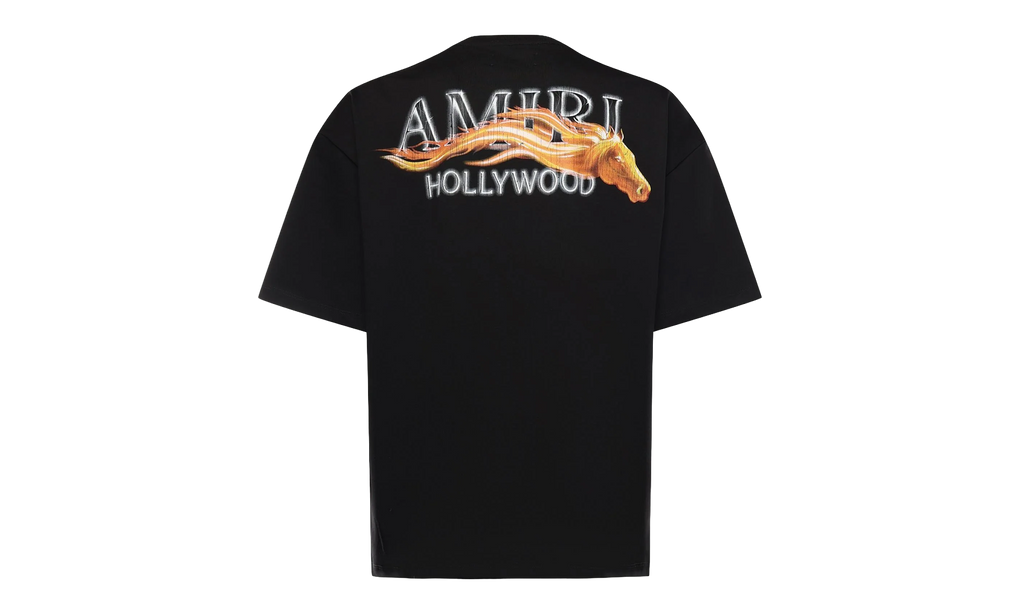 HOLLYWOOD HORSE OVERSIZED TEE "BLACK" AMTOJR1050 001