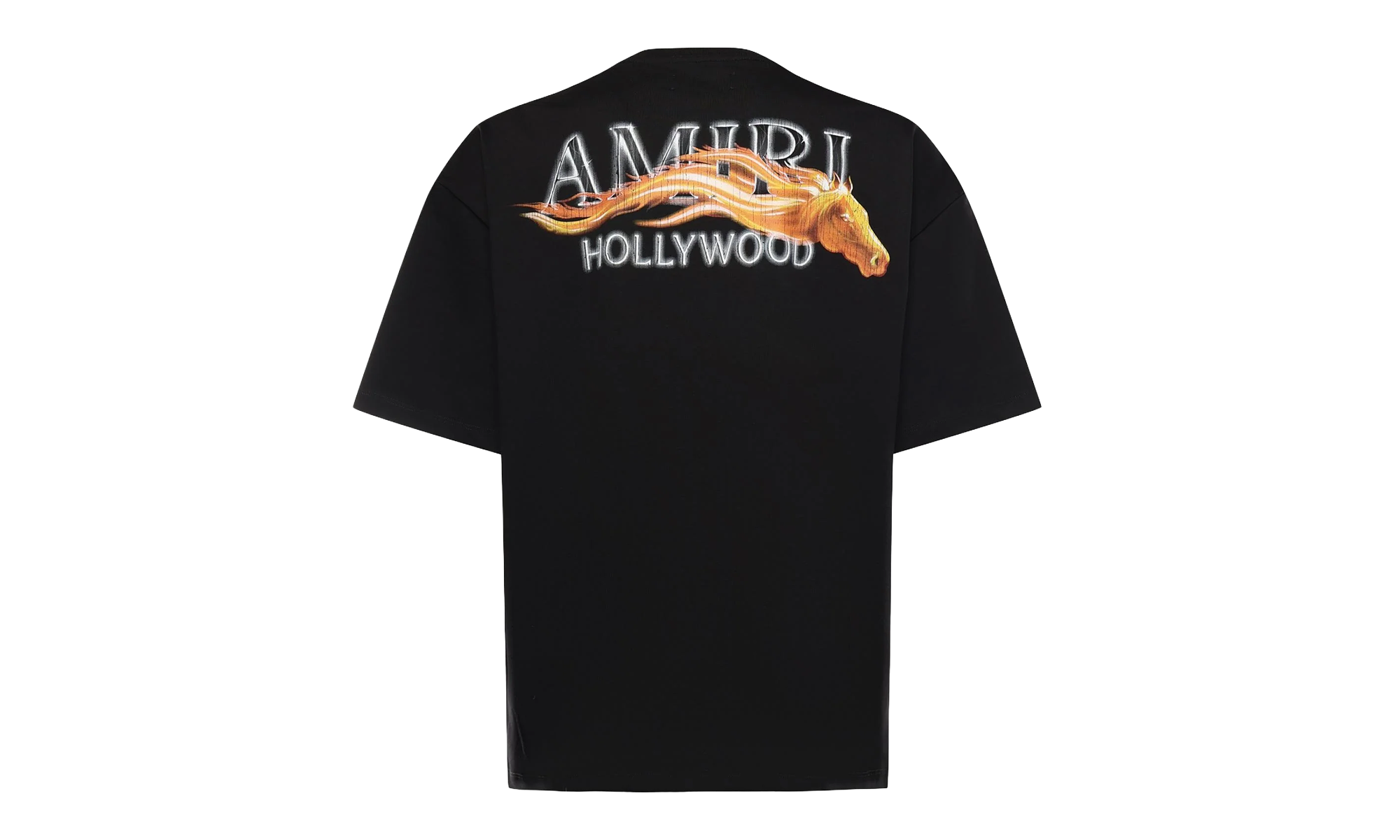 HOLLYWOOD HORSE OVERSIZED TEE "BLACK" AMTOJR1050 001