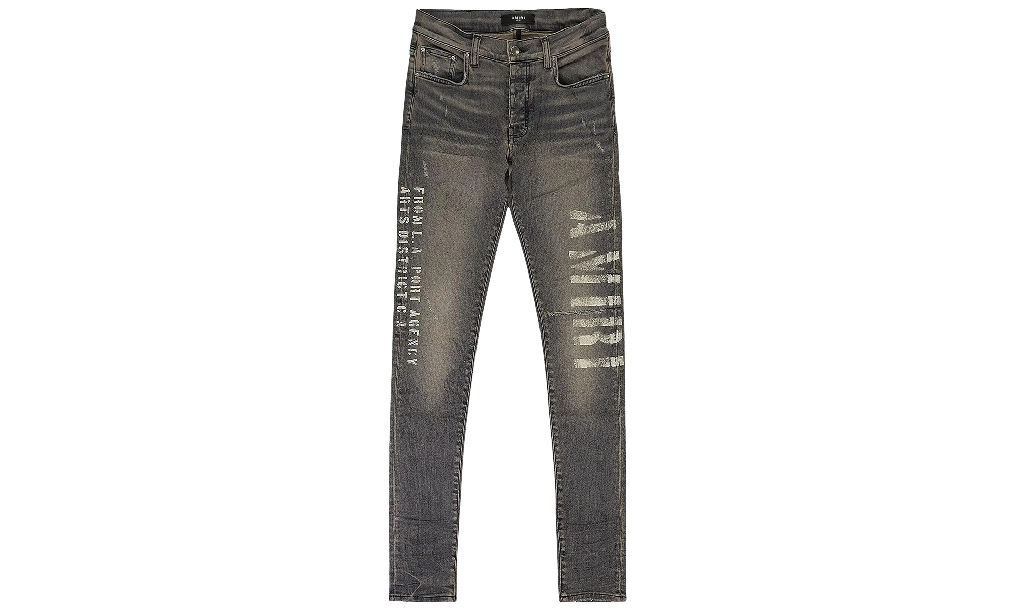 MILITARY STENCIL JEAN "Grey" PF22MDS024