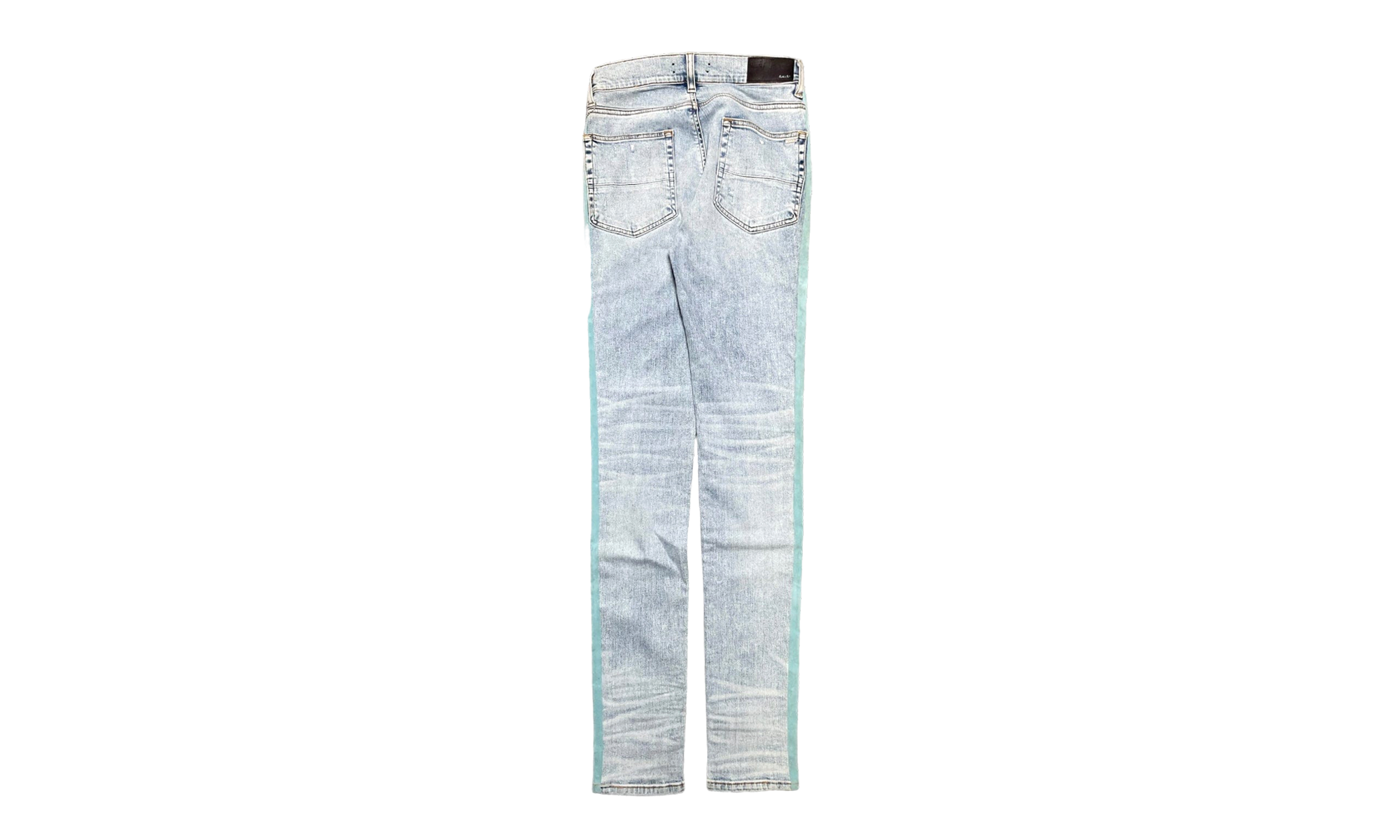 Flocked Track Jeans "Vintage Light Indigo Teal" AFTJVLI