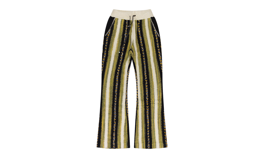Braided Bandana Stripe Pant "Yellow" SS22MKP001_YELLOW