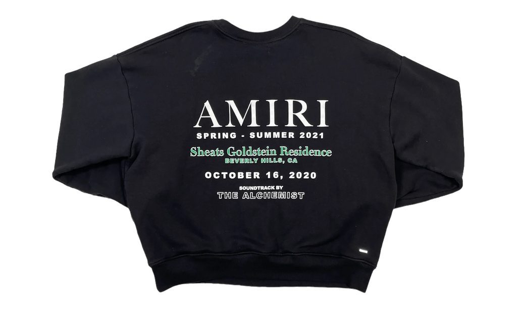 Goldstein Residence Beverly Hills Exclusive Crewneck Sweatshirt "Black" HBXCK025