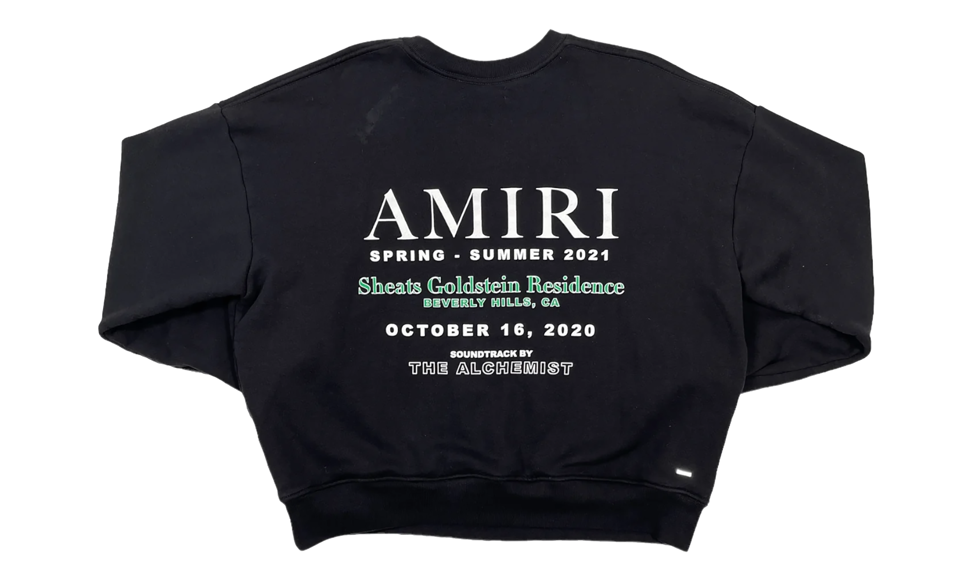 Goldstein Residence Beverly Hills Exclusive Crewneck Sweatshirt "Black" HBXCK025